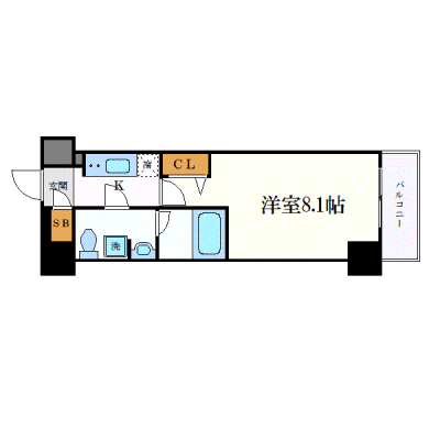 OneLife池袋本町ベル【★独立洗面台・浴室乾燥機付！】の物件間取り図