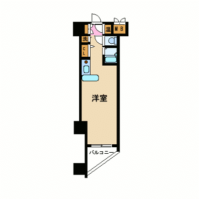 OneLife福岡天神モントーレ【★NET対応】の物件間取り図