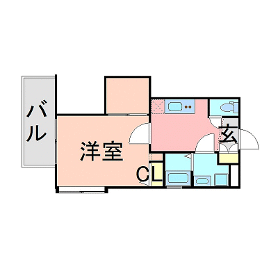 OneLife薬院大通り【★ロフト付・NET対応】の物件間取り図