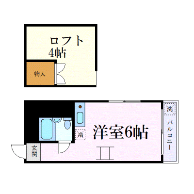 OneLife竹ノ塚WEST【★IHコンロ・ロフト付！】の物件間取り図