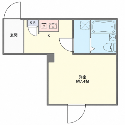 OneLife北千住EAST【★オートロック付・北千住駅 徒歩6分！】の物件間取り図