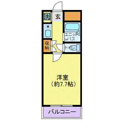 OneLife善行アクセス【★NET対応】の物件間取り図