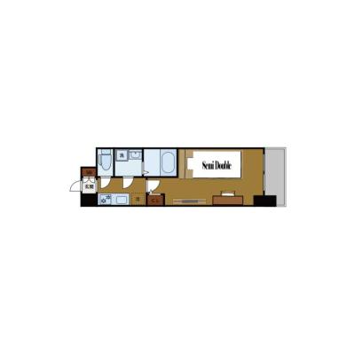 BraTTo西淀川プライム【Wi-Fi無料💻】御幣島駅まで2分｜家具家電付き｜すぐに暮らせる快適ルーム♪の物件間取り図