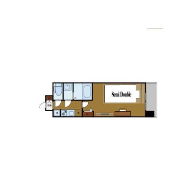 BraTTo京橋ラミアル【Wi-Fi無料💻】京橋駅まで10分｜家具家電付き｜すぐに暮らせる快適ルーム♪の物件間取り図