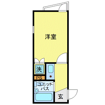 OneLife北千住SOUTHステイ【★オートロック・浴室乾燥機！】の物件間取り図
