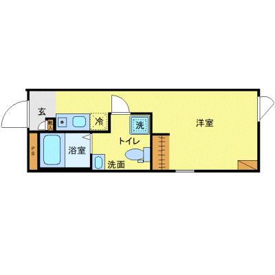 OneLife五反野オアシス【★独立洗面・浴室乾燥付！】の物件間取り図