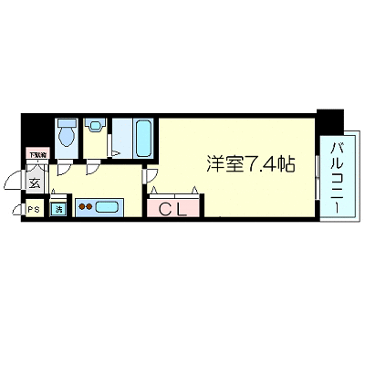 マンスリーリブマックス野田駅前ルミエール◎【Wi-Fi対応】≪スタンダードシリーズ≫の物件間取り図