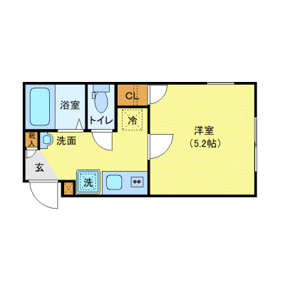 OneLife町屋コート【★独立洗面・浴室乾燥付！】の物件間取り図