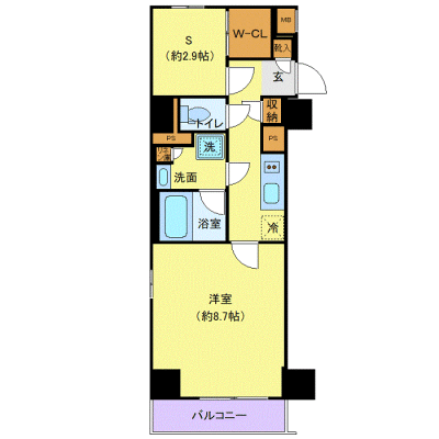 OneLife板橋区役所前ログ【★板橋区役所前駅 徒歩3分・Wi-Fi無制限！】の物件間取り図