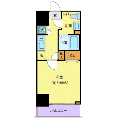 OneLife新板橋ハウス【★独立洗面・浴室乾燥付！】の物件間取り図