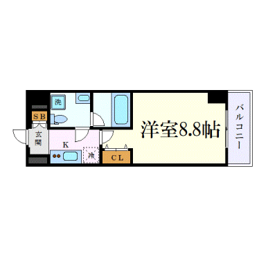 OneLife中板橋3rd【★Wi-Fi無制限・ローテーブル・ソファ付！】の物件間取り図