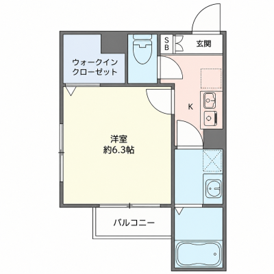 OneLife平井5th【★独立洗面・浴室乾燥付！】の物件間取り図