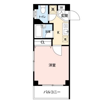 【🎉初期費用オフ｜お得なキャンペーン】【禁煙🚭】マイナビSTAYイゾラ川口青木　101の物件間取り図