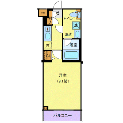 OneLife池上SOUTH【★独立洗面・浴室乾燥付！】の物件間取り図