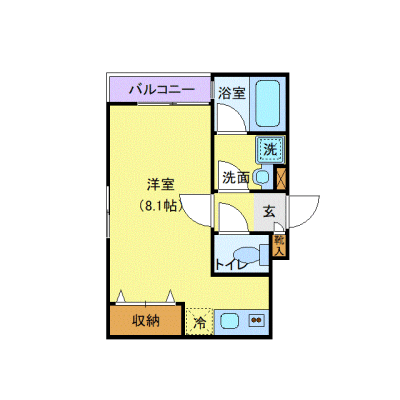 OneLife十条SOUTHグラン【★独立洗面・浴室乾燥付】の物件間取り図