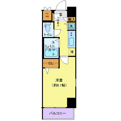 OneLife大森ステイ【★大森駅 徒歩3分・浴室乾燥付！】の物件間取り図