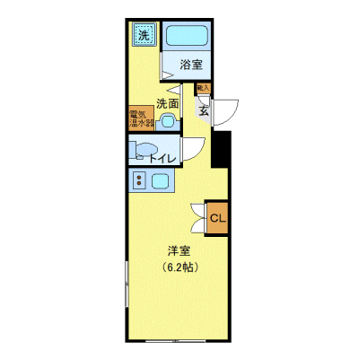 OneLife大森プレミアム【★独立洗面・浴室乾燥付！】の物件間取り図