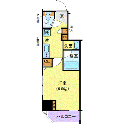 OneLife大森町NORTHステイ【★独立洗面・浴室乾燥付！】の物件間取り図