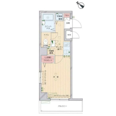 【J’sマンスリー九段下 305】10月7日～入居可🌟厚さ20㎝高密度ポケットコイルマットレス使用！8沿線利用可！九段下駅・飯田橋駅まで徒歩5分、コンビニも徒歩1分☆【インターネット無料】の物件間取り図
