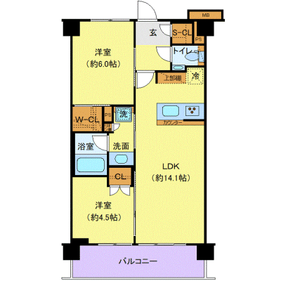 OneLife赤羽岩淵NORTH【★Wi-Fi無制限・追い焚き機能】の物件間取り図