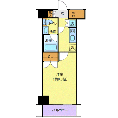 OneLife本蓮沼NORTH【★独立洗面・浴室乾燥付】の物件間取り図