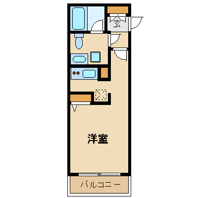 OneLife学芸大学デザイン【★23㎡・独立洗面・洗浄便座】の物件間取り図