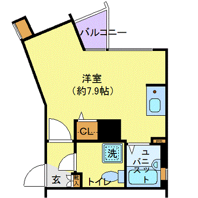 グッドステイ東向島スカイツリーライン■【ベーシック・駅4分・浴室乾燥】の物件間取り図