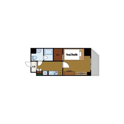 BraTTo横浜吉野町Ⅲ【築浅プレミアム✨】 吉野町駅徒歩3分｜設備良好｜家具家電付きで快適ステイ♪の物件間取り図