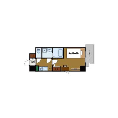 BraTTo今池アヴェール【築浅プレミアム✨】今池駅徒歩3分｜設備良好｜家具家電付きで快適ステイ♪の物件間取り図