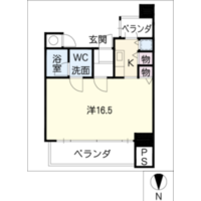 アルDEスリー池下Premium　607の物件間取り図
