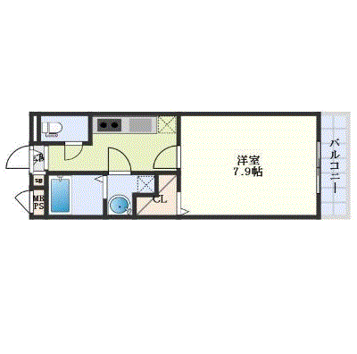 マンスリーリブマックスりんくうタウン駅東リコルテ◆★【設備充実】≪エクセレントシリーズ≫の物件間取り図
