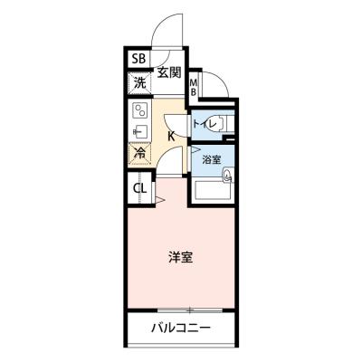 【🎉初期費用オフ｜お得なキャンペーン】【禁煙🚭】マイナビSTAYミライエ月島1丁目　703の物件間取り図