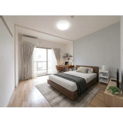  🏠おうちくんマンスリー14★　1K・RC造急行ふじみ野🍒★無料ネット・駐車場・浴室乾燥機ありの物件間取り図