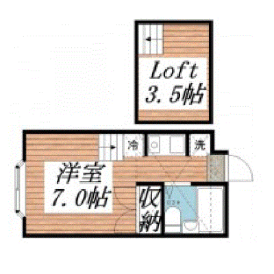 OneLife布田ハウス【★3点ユニット・ロフト付き】の物件間取り図