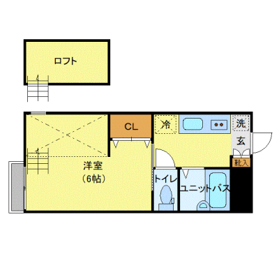 OneLife町田NORTH【★禁煙ルーム・ロフト付】の物件間取り図