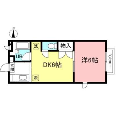 東都マンスリー リヴィーナ西国立【２名入居可！WiFi無料！】の物件間取り図