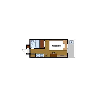 BraTTo池下ティセ【コスパ重視の方へ🔥】池下駅まで6分｜出張・研修・仮住まい歓迎｜家具家電付きの物件間取り図