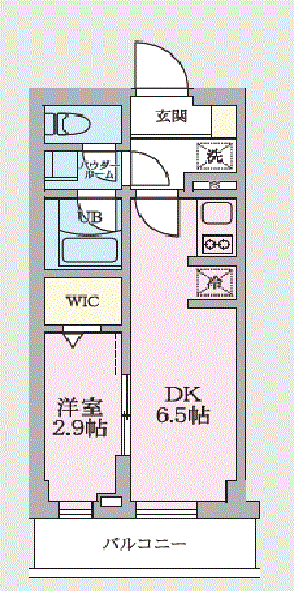 マンスリーリブマックス千駄木プレセダン◇『禁煙ルーム・1DK』【独立洗面・浴室乾燥付】≪プレミアムシリーズ≫の物件間取り図