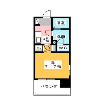 ミニステイ　ラ シェンテ丸の内　【丸の内駅徒歩1分／WiFi無料／オートロック／浴室乾燥機】の物件間取り図