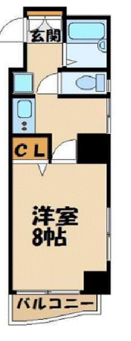 グッドステイ東十条駅前★『禁煙ルーム・1K・駅2分・NET対応』【ベーシック】の物件間取り図