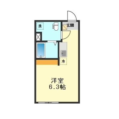 OneLife亀有SOUTHソレイユ【★禁煙ルーム・築浅】の物件間取り図