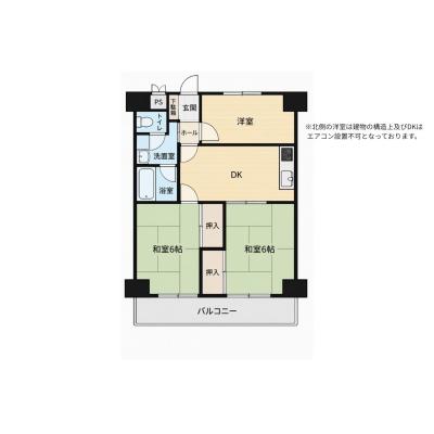 【Alphabed30高松松島町105】駐車場1台有り（２台目以降要相談）/3DK/最大5名入居可能の物件間取り図