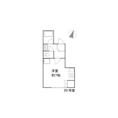 【M165】岡山市中心エリアでの出張に！近隣駐車場1台込🚙コンビニ徒歩2分🏪独立洗面台付・Wifi完備🛜の物件間取り図
