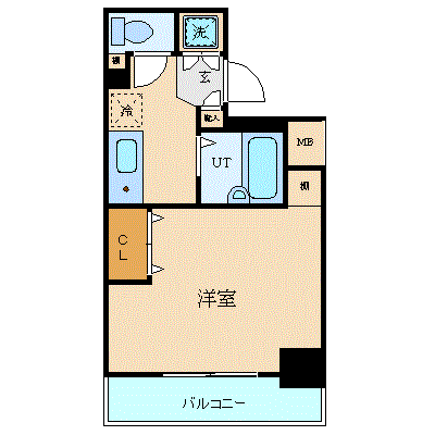 マンスリーリブマックス京急蒲田ステーションプラザ『駅徒歩１分』☆【NET対応】≪スタンダードシリーズ≫の物件間取り図