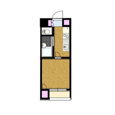 ★格安キャンペーン実施中　※詳細は窓口まで★　G-style.BBwf東京　都営浅草線　東日本橋駅前1【嬉しいインターネット料金込み♪食器類や調理器具等の生活備品も日額料金に含んでいます♪】の間取り図