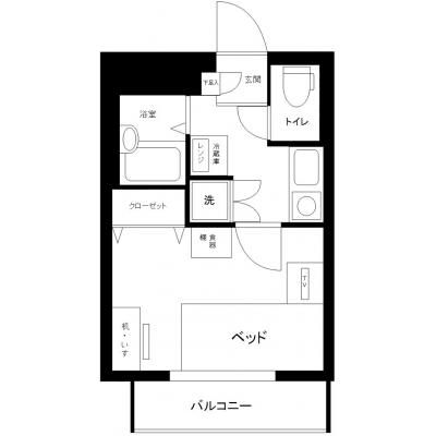 マンスリーステージ蒲田の間取り図