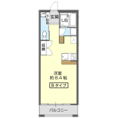 アルコ１５　Ｂタイプの物件間取り図