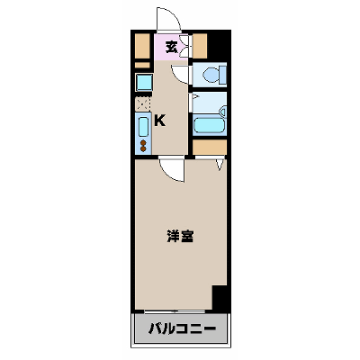 グッドステイ戸部・横浜みなとみらいWEST▲《駅近1分》【ハイクラス・浴室乾燥機・洗浄機能付き便座】の間取り図