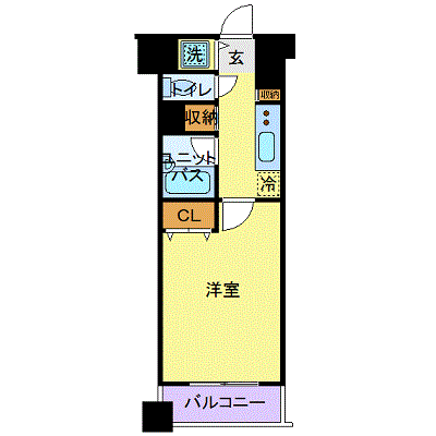 グッドステイ市ヶ谷２※【ベーシック】【G】の物件間取り図