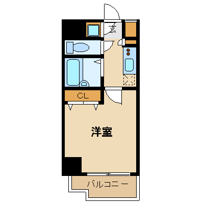 マンスリーリブマックス代田橋ステーションフロント■『駅4分』【浴室乾燥付】≪スタンダードシリーズ≫の物件間取り図